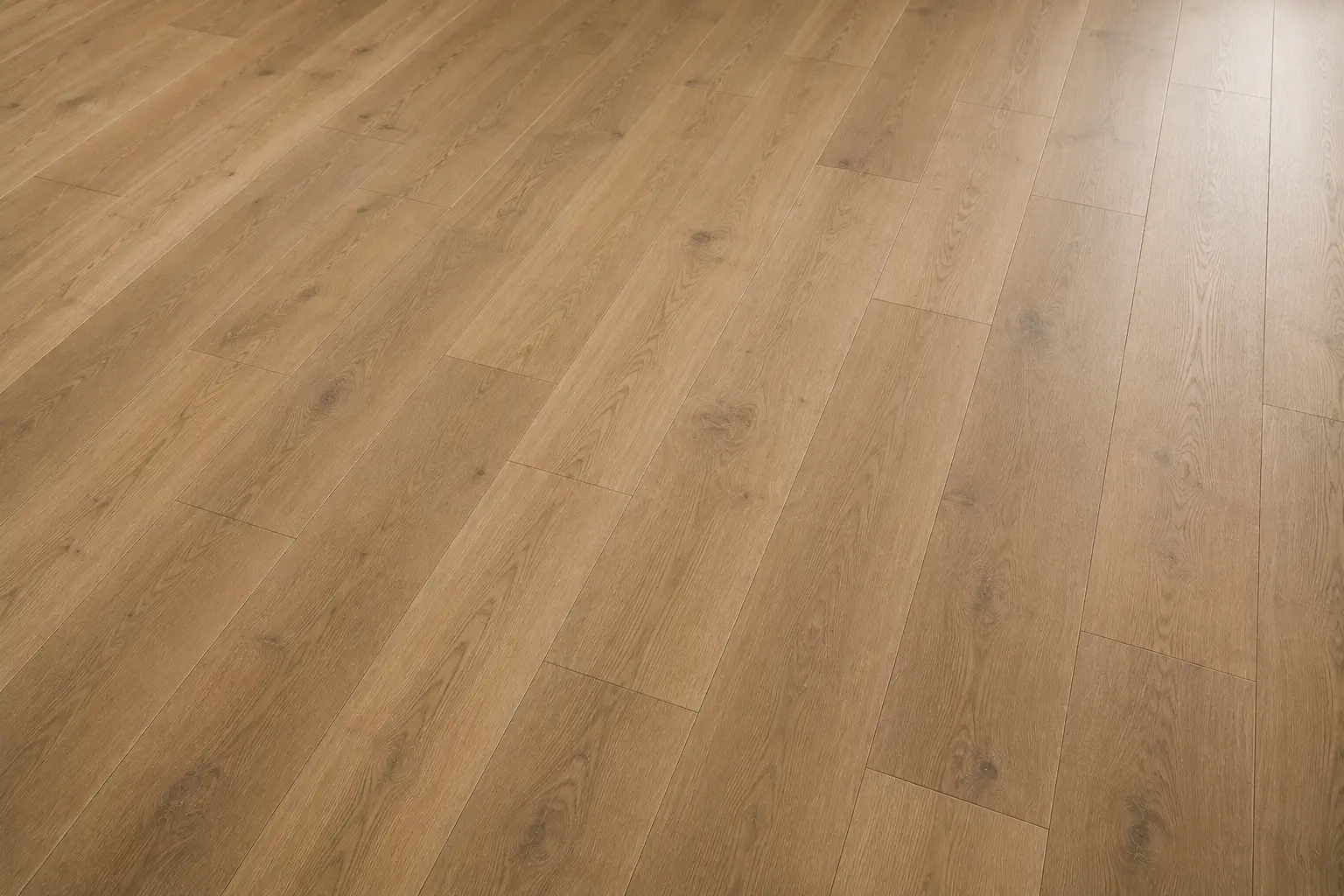 Engineered hardwood flooring in finished basement